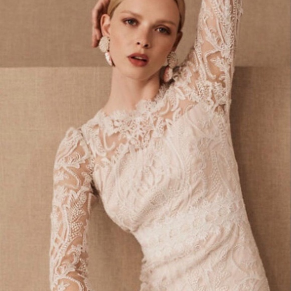 Tadashi Shoji Lace Wedding Gown NWT - Picture 1 of 12